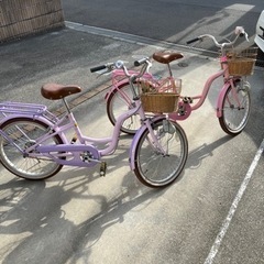 子供用自転車ピンク20インチ