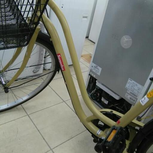 エンドウ商事 シティサイクル ママチャリ 自転車 荷台カゴ付き 6段変速 26インチ