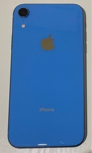 全国配送可！ iPhone XR Blue 64GB SIMフリー バッテリー最大容量82%
