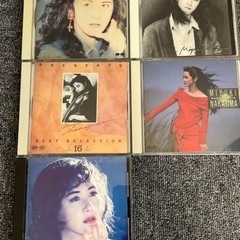 中島みゆき CDアルバム5枚　※受け渡し者決定しました