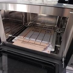 ツインバード工業 TWINBIRD DR-E857B [センサー付フラットオーブンレンジ 18L ミラーデザイン ブラック]40603