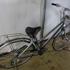 B807　限定特価　整備済み★ブリヂストン　アルベルトロイヤル　シルバー★ 中古自転車 【27インチ 】
