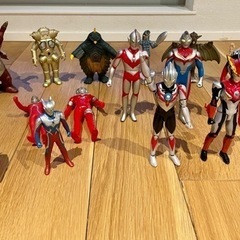 ウルトラソフビ人形 ヒーローと怪獣セット