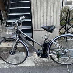 BRUNELLO CUCINELLI ブルネロクチネリ フリンジシルクノースリーブワンピース  グレー L-電動自転車(充電器付き)