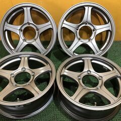 【早い物勝ち】No.731　16インチホイール　ジムニーなど　16×5.5JJ　+22　5穴 　PCD139.7　4本セット
