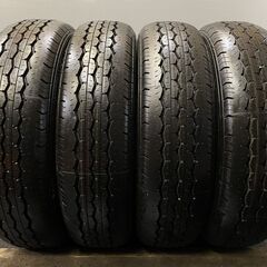 新車外し BS RD-613 STEEL 195/80R15 107/105L LT 15インチ 夏タイヤ 4本 2018年製 ハイエース キャラバン等　(TG711)クレジットカード QRコード決済可能