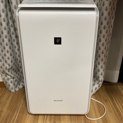 【ほぼ未使用!!】シャープ CV-NH140 ハイブリッド方式衣類乾燥除湿機 ホワイト CVNH140
