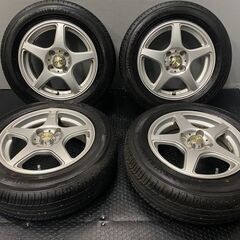 タイヤ走行短め【DURAN MU:TECH 175/65R14】夏タイヤ【Weds Treffer 14インチ 5.5J4HPCD100+39】パッソ  ヴィッツ等 (MTE222) クレジットカード QRコード決済可能 - タイヤ、ホイール