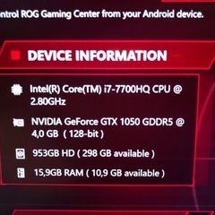 asus ROG パソコン 17,3\