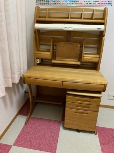 美品】学習机 はめ込み 本体 コイズミ 引き出しの鍵あり 美品】学習机 はめ込み 本体 コイズミ 引き出しの鍵あり