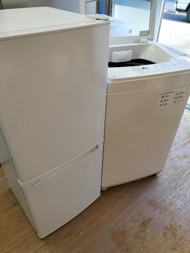 只今、商談中となっております。新生活応援家電セット！！No５０ ニトリ  NTR-106　2ドア冷凍冷蔵庫 106L 2020年製・TAG label(ハイアールジャパン）AT-WM45B 全自動洗濯機 4.5K　2020年製　2点セット！！