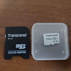 【中古】Transcend microSDカード 256GB