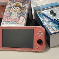 Nintendo switch lite コーラルピンク　桃鉄　定番版付 桃鉄ソフト付き！Switch Lite コーラルピンク