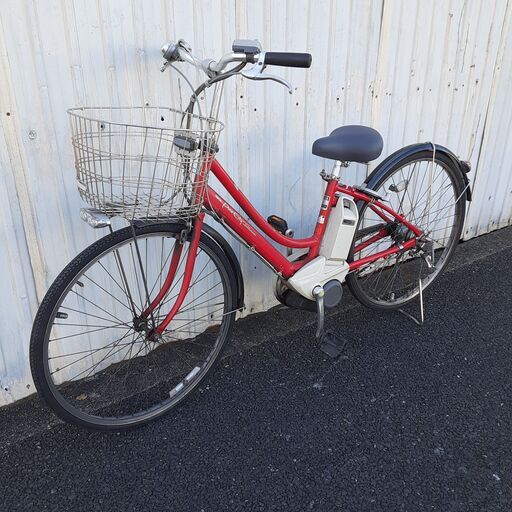 R4032電動アシスト自転車　2004年ヤマハ　PAS CITY F　充電器　バッテリー　鍵1本付き　電動自転車