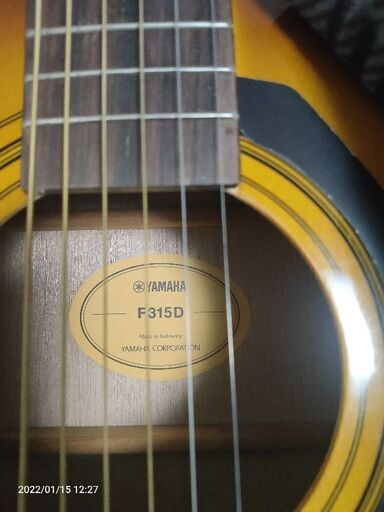 ギター YAMAHA F315D (ソフトケース、カポ、サイレントピック付き)