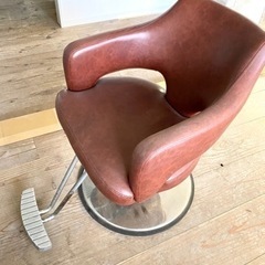 【ネット決済】美容室椅子(回転、手動リフトアップ式)