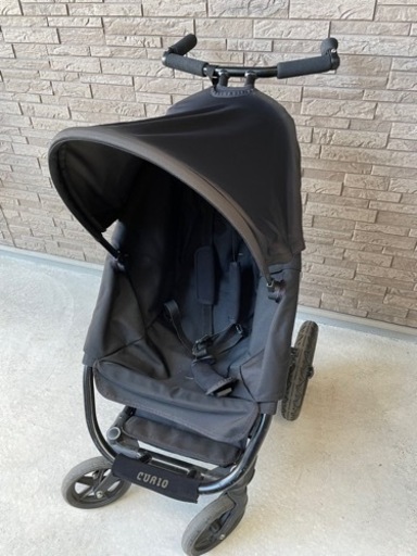 再投稿で値引きしてます！時を見てこちら削除予定　CURIO stroller A Black キュリオ ベビーカー 黒  ベビー用品