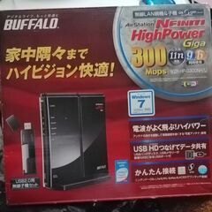 BUFFALO WZR-HP-G300NH/U　無線LANルーター