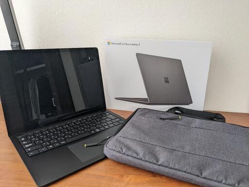 surface laptop 4 本体、専用ケース、フィルム付属