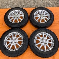 🌈145/80R13 7分山スタッドレス、アルミセット