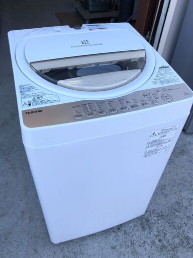 【動作保証あり】TOSHIBA 東芝 2016年 AW-6G3 6.0kg 洗濯機【管理KRS426】