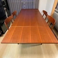 ACTUS ダイニングテーブル・チェア4脚セット H.W.F TYPE-A