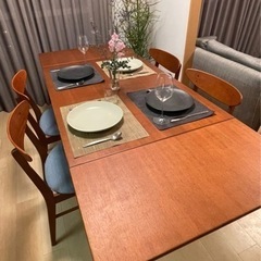 ACTUS ダイニングテーブル・チェア4脚セット H.W.F TYPE-A