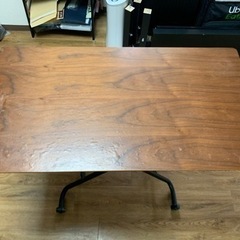 昇降式木製テーブル