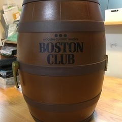 値下げします！Boston Club ウィスキー　樽型収納ケース...