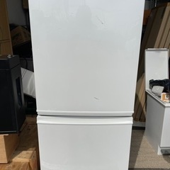 中古 SHARP ノンフロン冷凍冷蔵庫 SJｰD14BｰW 20...