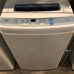 【中古】AQUA 洗濯機 6.0kg AQW-S60D(W)