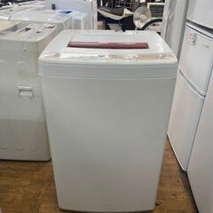 ４７　洗濯機　アクア　６㎏　どりーむ鹿大前店　２０１６年製
