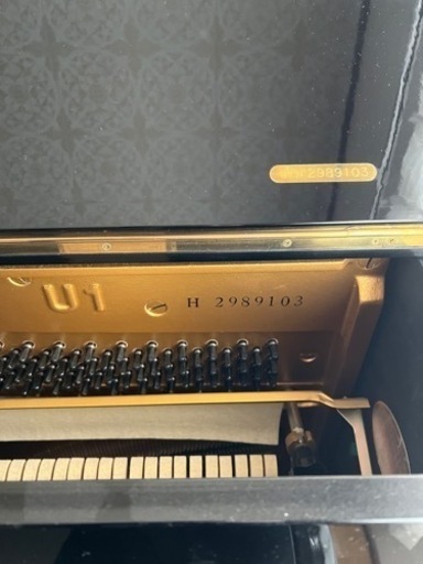 本日限り 13時までYAMAHA アップライトピアノ U1 H2989103 北海道旭川市