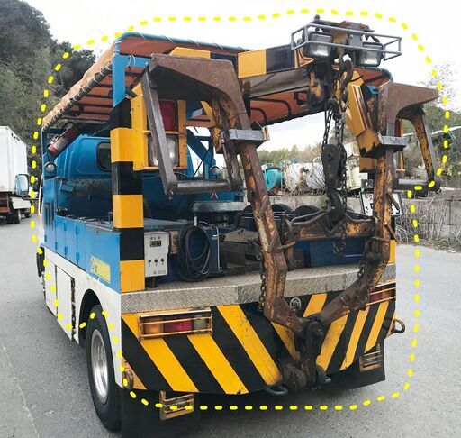 レッカー車の装置 【装置のみ】　レッカー装置　（アトラス KC-AKR66GN）福岡
