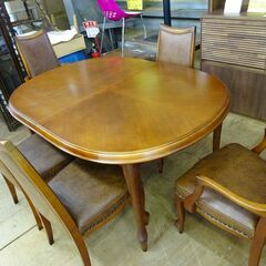 マルニ(maruni)　伸長式ダイニング6点セット　ベルサイユシリーズ【愛品倶楽部柏店】