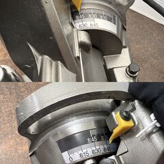 引取限定】日立 C6RSHC 165mm 卓上スライド丸のこ 説明書付 100V 50