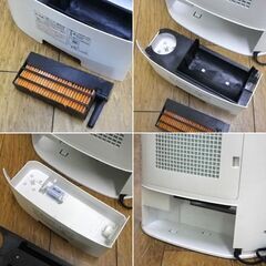 シャープ 加湿セラミックファンヒーター HX-H120-W プラズマクラスター