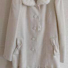 【ネット決済】【決まりました！】ニッセンの白いコート、5L未着用新品