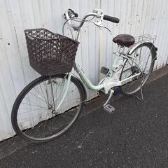 R4034電動アシスト自転車　パナソニック　ViVi SS 充電器　バッテリー　鍵1本付き　電動自転車
