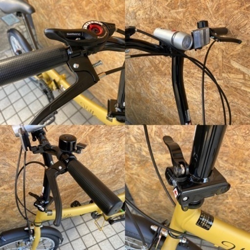 CAINZ VILLE FDB-206 6段ギア 20インチ折り畳み自転車