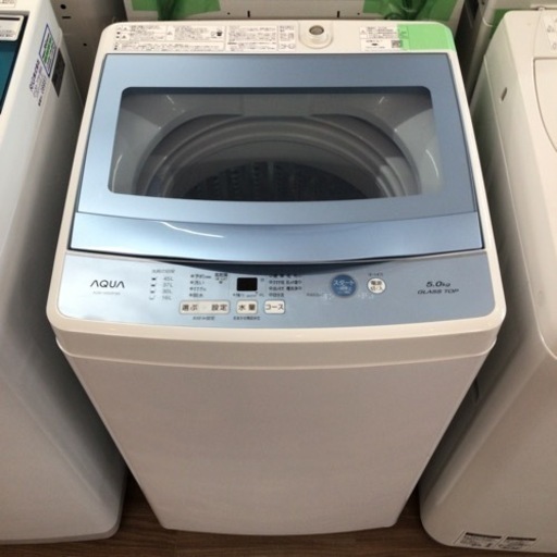 洗濯機 アクア AQW-GS50F-W 2018年製 5.0kg