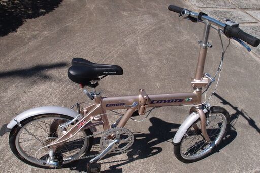 英国COYOTE社製折畳自転車１８インチ　中古