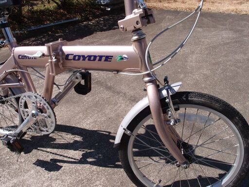 英国COYOTE社製折畳自転車１８インチ　中古 英国COYOTE社製折畳自転車18インチ 中古