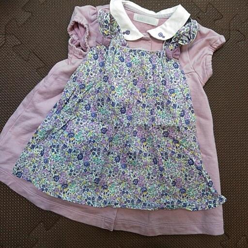 Bebeワンピースsサイズ 70 80センチくらい グレープ 町田の子供用品の中古あげます 譲ります ジモティーで不用品の処分