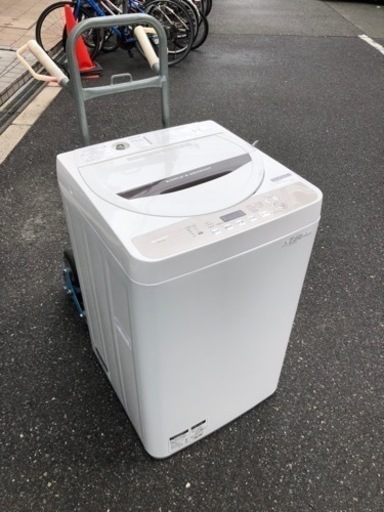 2018 シャープ  洗濯機⁉️大阪市内配達設置無料⭕️保証付き