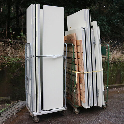 宮崎県内限定中古1坪別置型　ダイワ2014年製プレハブ冷蔵庫据付設置工事込み価格。