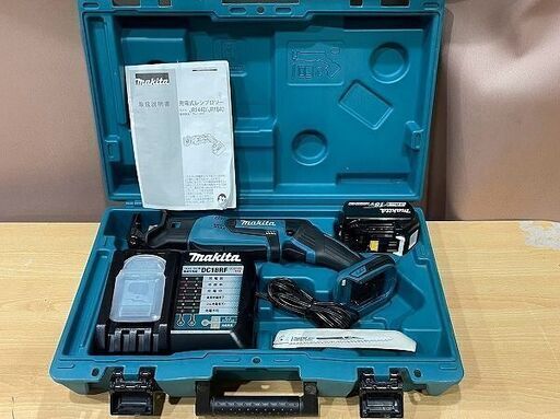 【苫小牧バナナ】マキタ/makita 充電式レシプロソー 18V 3.0Ah JR184DRF 中古 動作OK 取り回し自在！マルチポジションスイッチ！
