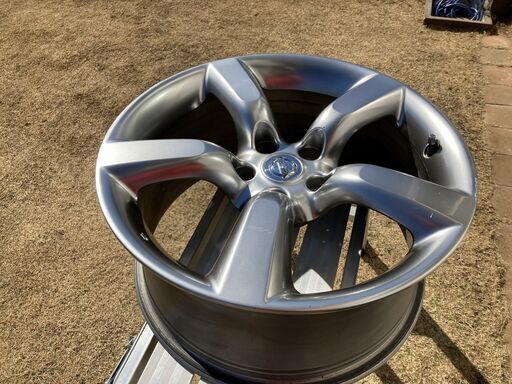 アルミホイール ライブDIO SR/ZX AF34/AF35 前後セット 青