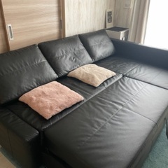 ※3/27まで IKEAフリーヘーテン（ブラック・合皮）