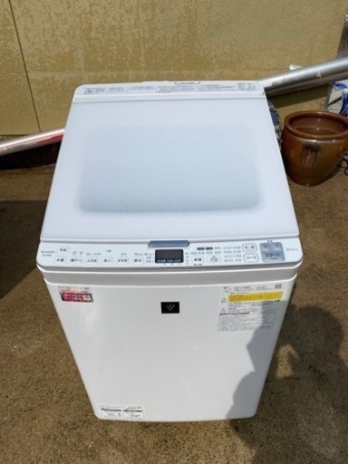 洗濯機　SHARP   8kg    2021年